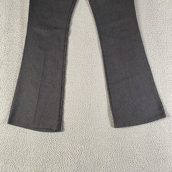 Vintage Mudd Flare Pants Womens 7 (29x32) Gray Low Rise Bootcut Grunge 90s Y2K - Picture 3 of 9